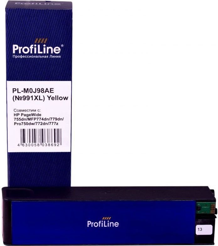 

Картридж ProfiLine PL-M0J98AE №991XL (аналог HP M0J98AE-Y)