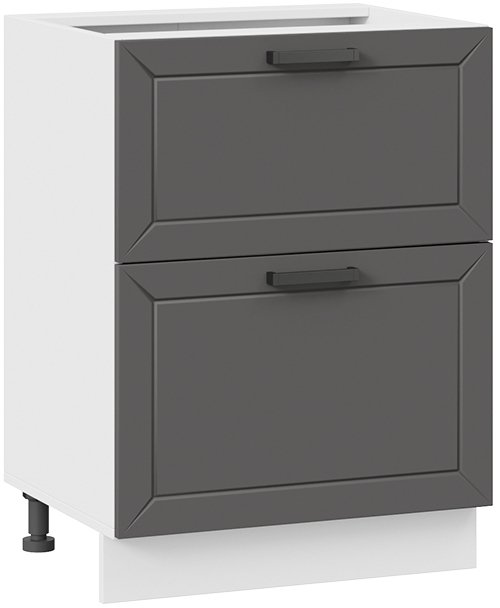 

Шкаф напольный Трия Лорас 1Н6Я2 (белый/холст вулкан)