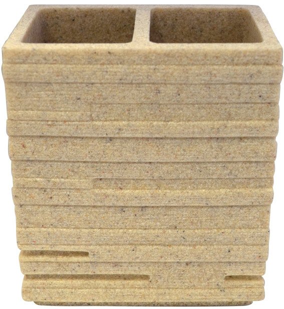 

Стакан для зубной щетки и пасты Ridder Brick 22150211 (бежевый)