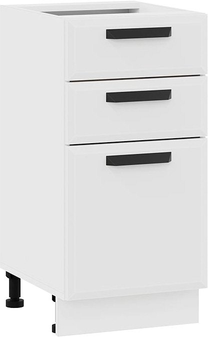 

Шкаф напольный Трия Тиана 1Н4Я3 (белый/белый супермат)