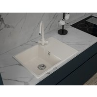 Кухонная мойка GranFest GF-Urban-668L (белый)