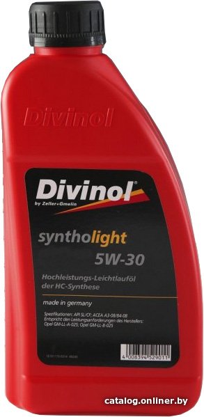 Моторное масло Divinol Syntholight ASN 5W-30 1л