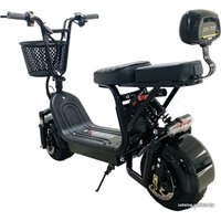 Электроскутер Wolong C1 Pro (чёрный)