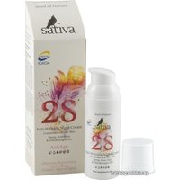  Sativa Крем-флюид ночной №28 для профилактики и коррекции морщин 50 мл