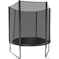 Батут GetActive Jump 6ft - 183 см с сеткой (черный)