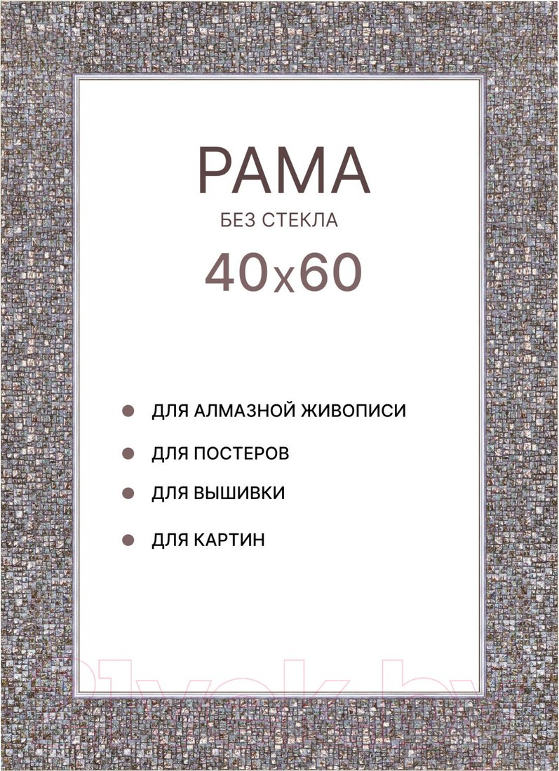

Фоторамка Декарт 40x60 8Л3825 (серебристый)