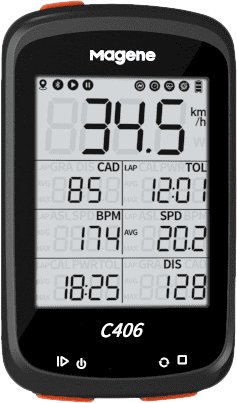 Велокомпьютер Magene C406