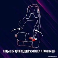 Игровое (геймерское) кресло Lorgar Base 311 (черный/белый)