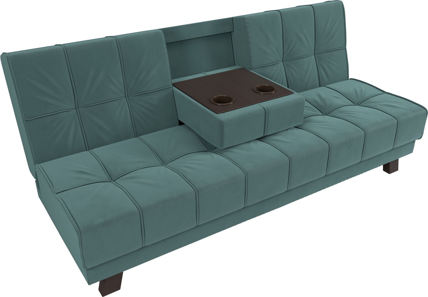 

Диван Mio Tesoro Винсент (велюр, бирюзовый)