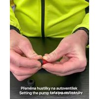 Насос ручной велосипедный Force Mano basic duo telescope (черный)