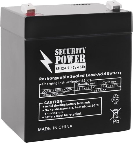 

Аккумулятор для ИБП Security Power SP 12-4,5 F1 (12В/4.5 А·ч)
