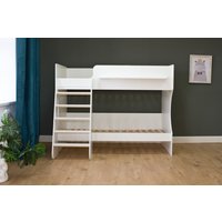 Двухъярусная кровать Красная звезда Р434 Капризун 3 160x80 (белый)