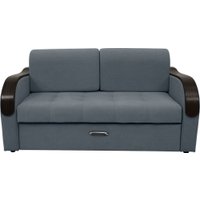 Диван Сириус Лидер-1 НПБ 185x110 (Eva 32 велюр серый)