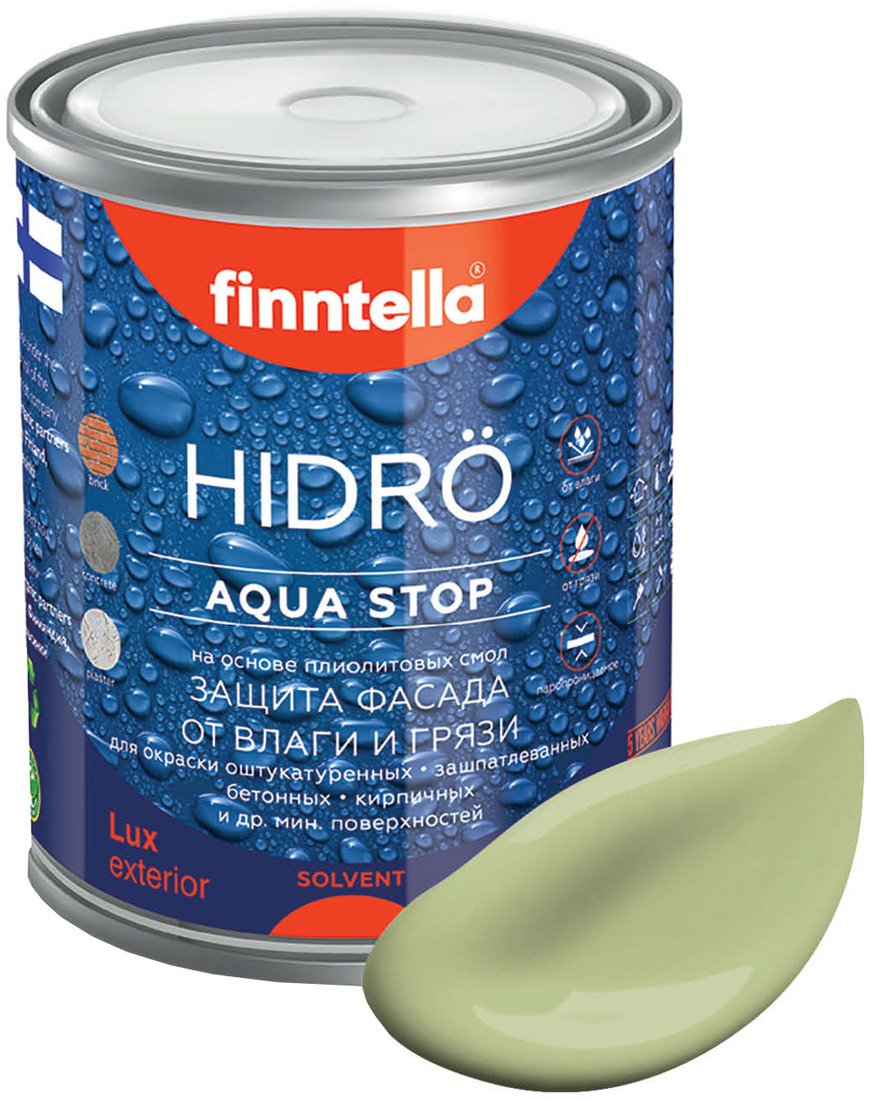 

Краска Finntella Hidro Vihrea Tee F-14-1-1-FL033 0.9 л (зеленый)