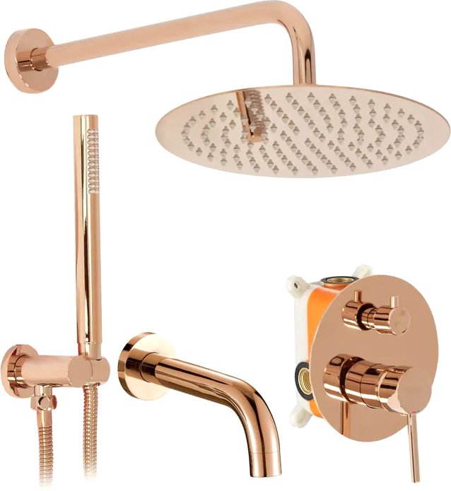 

Душевая система Rea Lungo Rose Gold REA-P6610