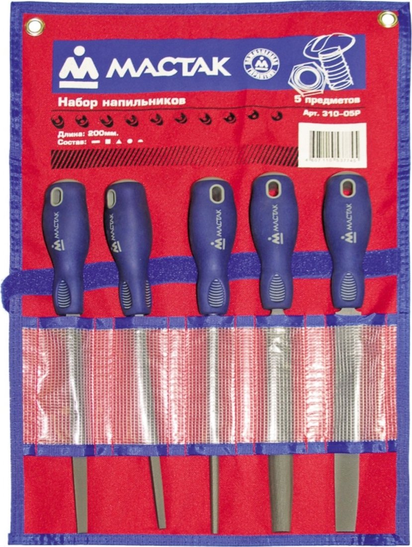 

Набор напильников Мастак 310-05P (5 предметов)