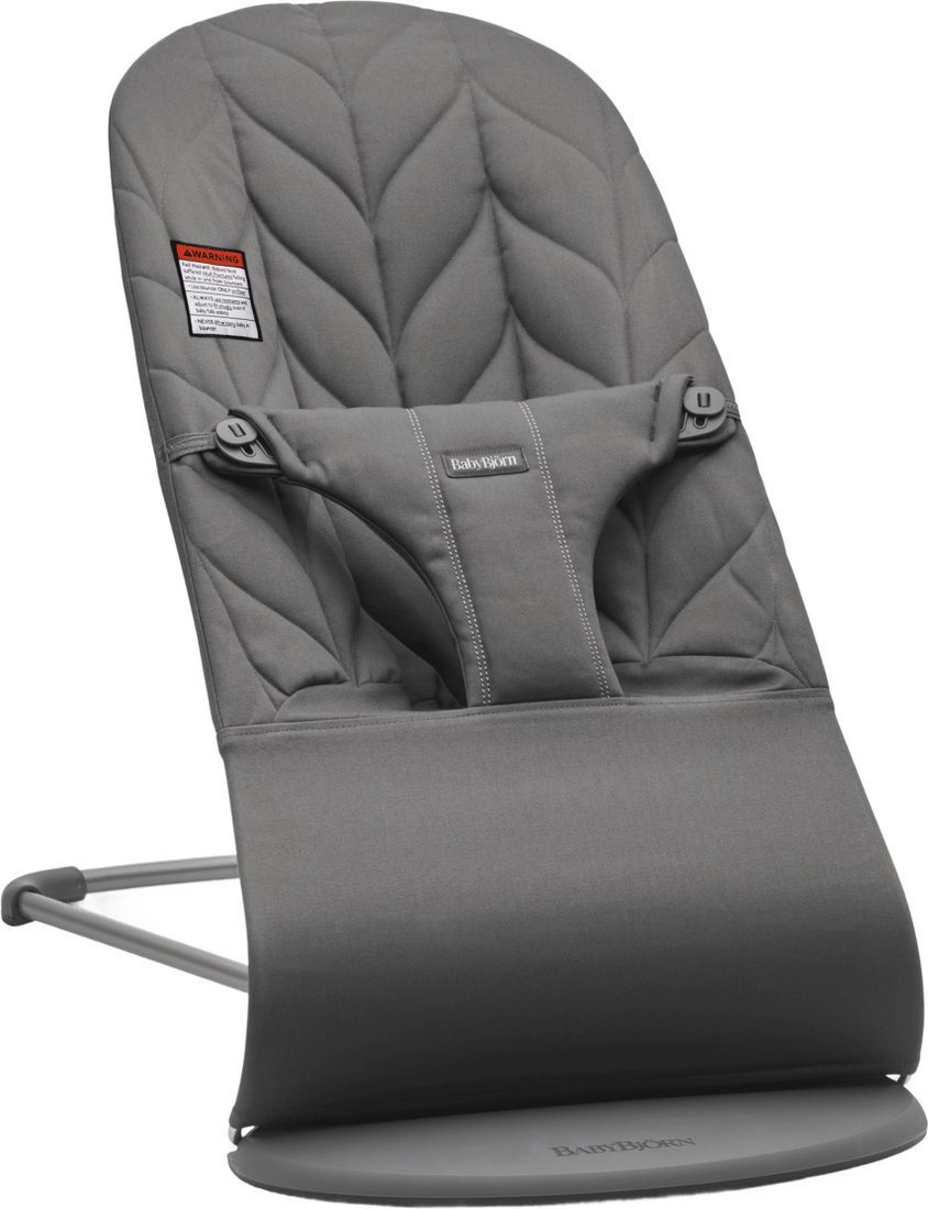 

Шезлонг BabyBjorn Bliss Cotton Petal Quilt (антрацит)