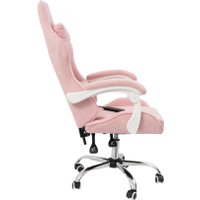 Игровое (геймерское) кресло Calviano Nero (pink plush)