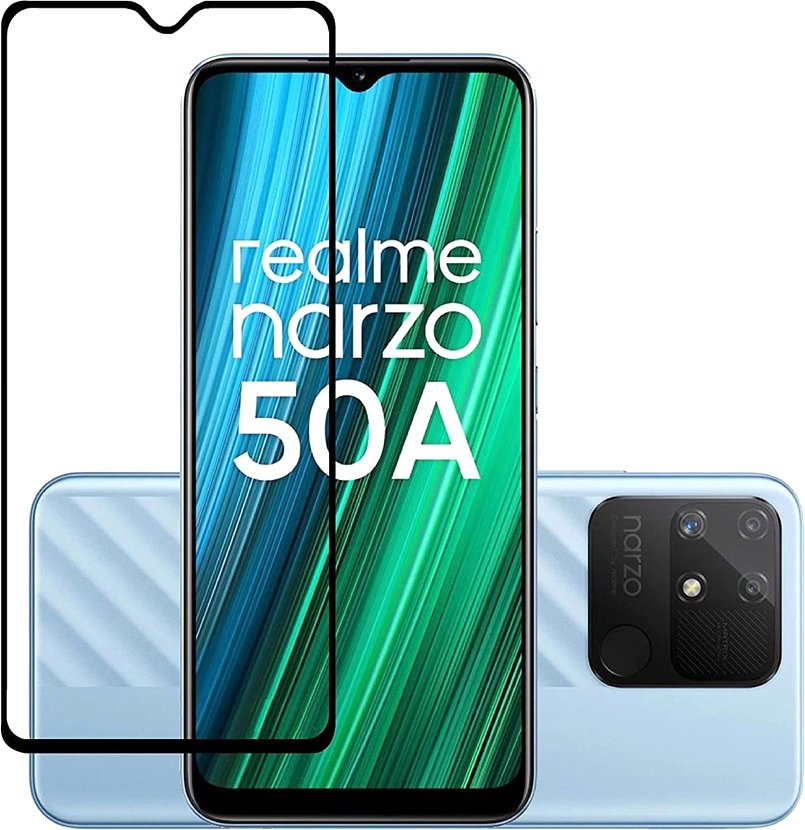 

Защитное стекло KST FG для Realme Narzo 50A (черный)