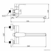 Смеситель Vieir V283541-S