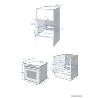 Электрический духовой шкаф Weissgauff EOM 791 SDW