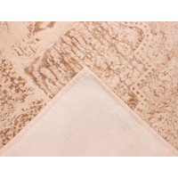 Ковер для жилой комнаты Karven Nostalji 120х180 KV 033 (хлопок/вискоза, светло бежевый)