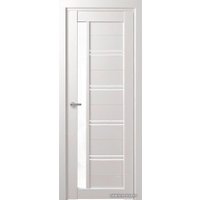 Межкомнатная дверь Юркас Deform D19 ДО 70x200 (дуб шале снежный/lacobel белый)