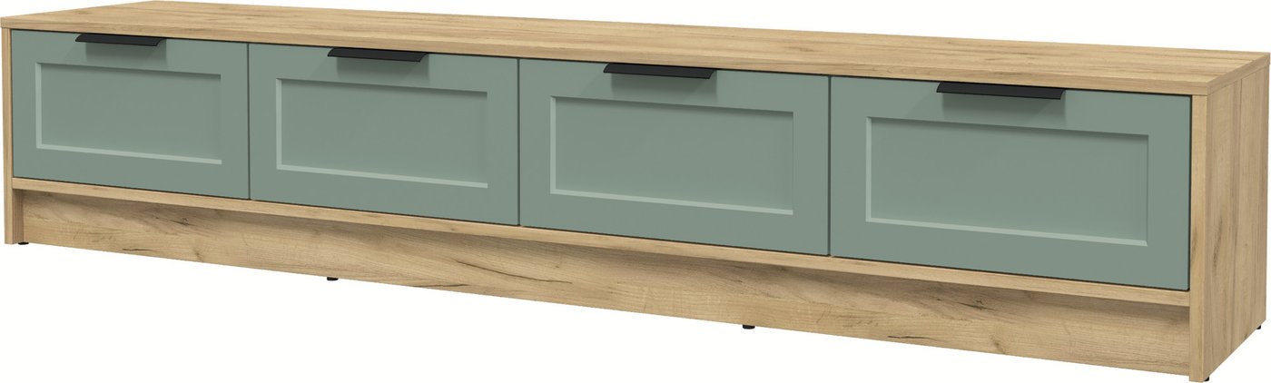 

Тумба Интерлиния ТВ Концепт Тренд КТ-ТВ4-35 (дуб золотой/мята)