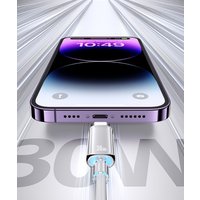 Кабель Usams US-SJ659 USB Type-С - Lightning (1.2 м, черный)