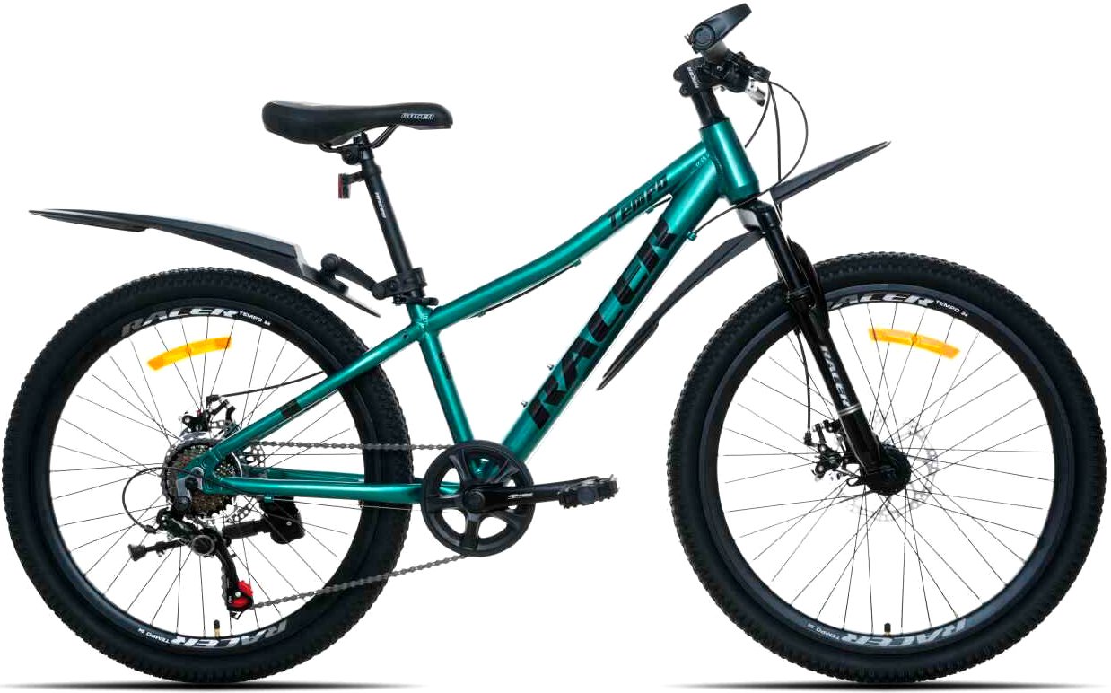 

Велосипед Racer Tempo 24 2024 (изумрудный металлик)