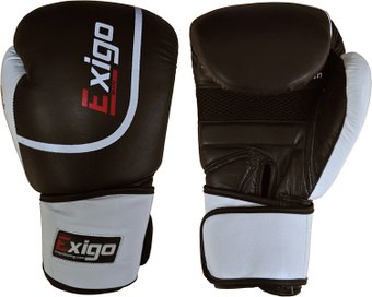 Exigo Ultimate Sparring Gloves 12oz (черный/белый)