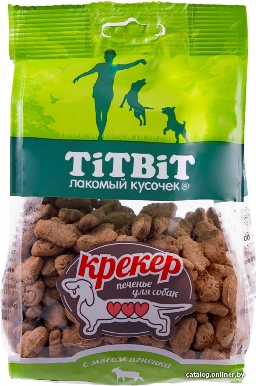 Лакомство для собак TiTBiT Крекер с мясом ягненка 250 г