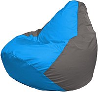 

Кресло-мешок Flagman Груша Супер Мега 4XL Г5.1-274 (голубой/серый)