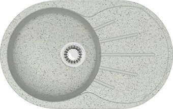 Кухонная мойка MARRBAXX Карельский камень модель 110/Q10 F110Q010 (серый/светло-серый)