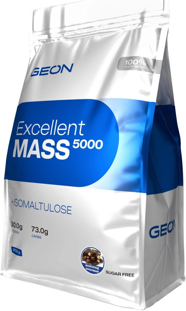 Гейнер Geon Excellent Mass (лесной орех/шоколад, 2720 г)