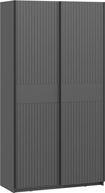 

Шкаф-купе Трия Оскар Хилтон Т2 1200 271026 (ручка черная/серый графит/графит матовый)