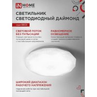 Припотолочная люстра In Home Deco Даймонд 4690612052489