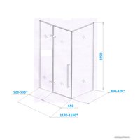 Душевой уголок Cerutti Spa C1A 120x90