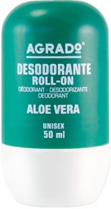Дезодорант шариковый Agrado АЛлоэ Вера унисекс Deodorant Antiperspirant Roll-on Aloe Vera Unisex 50 мл