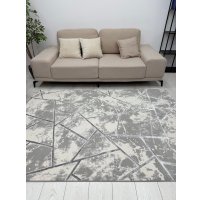 Ковер для жилой комнаты Radjab Carpet Амальфи Прямоугольник 01518B (2x2.9, C.Grey/Antrasit)