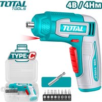 Электроотвертка Total TSDLI0458 (с АКБ, кейс)