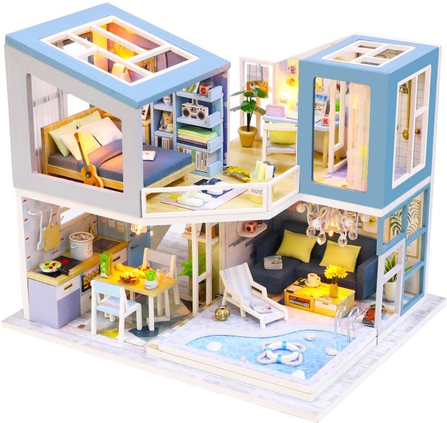 

Румбокс Hobby Day MiniHouse Голубая мечта M910