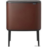 Система сортировки мусора Brabantia Bo Touch Bin 11+23 л (минерально-коричневый)