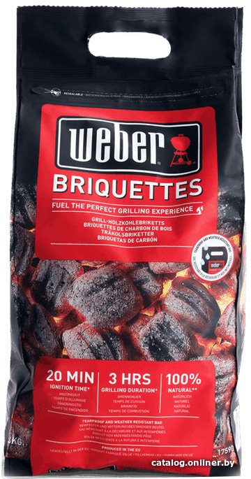 Угольные брикеты Weber 17590 4 кг