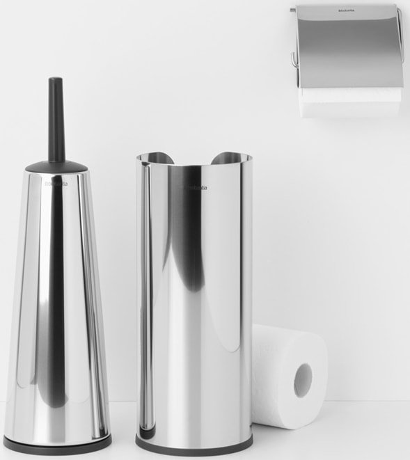 

Набор для туалета Brabantia ReNew 280689 (стальной полированный)