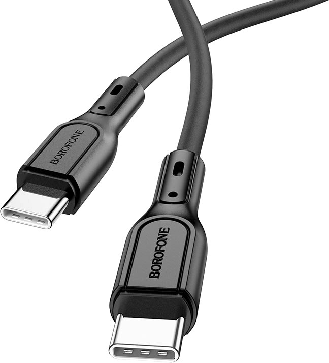 

Кабель Borofone BX66 USB Type-C to USB Type-C (1 м, черный)