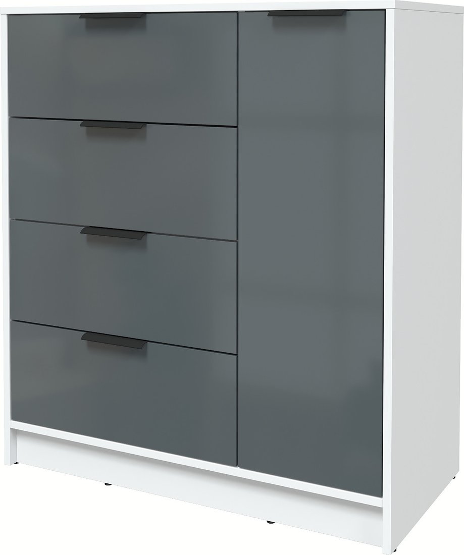 

Тумба Интерлиния Концепт КТ-Т90 Глосс (белый платинум/асфальт глянец)