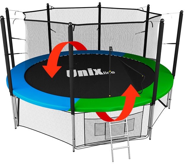 

Батут Unix Line Classic 12ft inside (синий/зеленый)