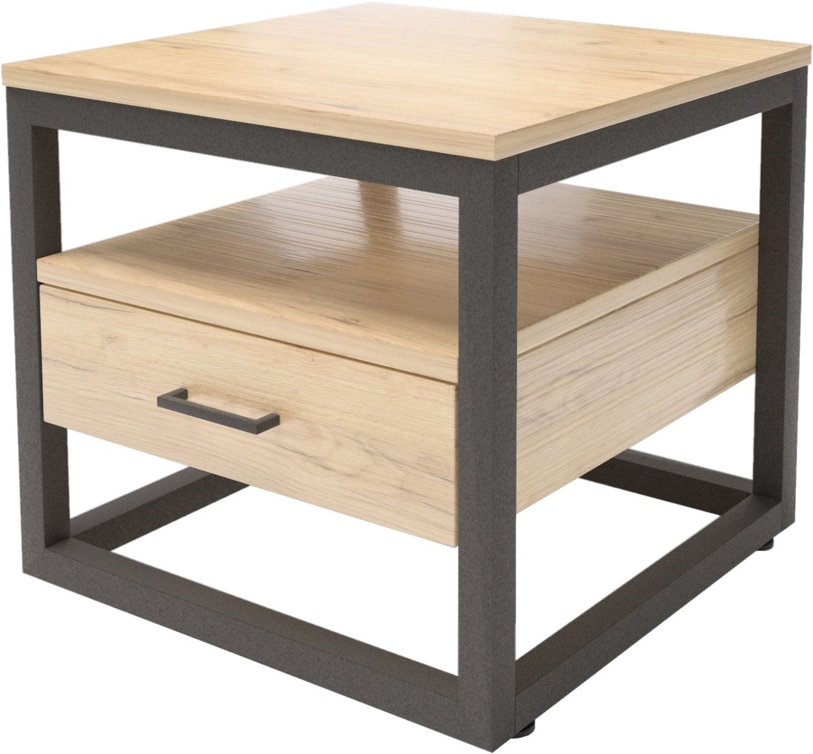 

Тумба Millwood Neo Loft TM3 Л (дуб золотистый Craft-металл черный)