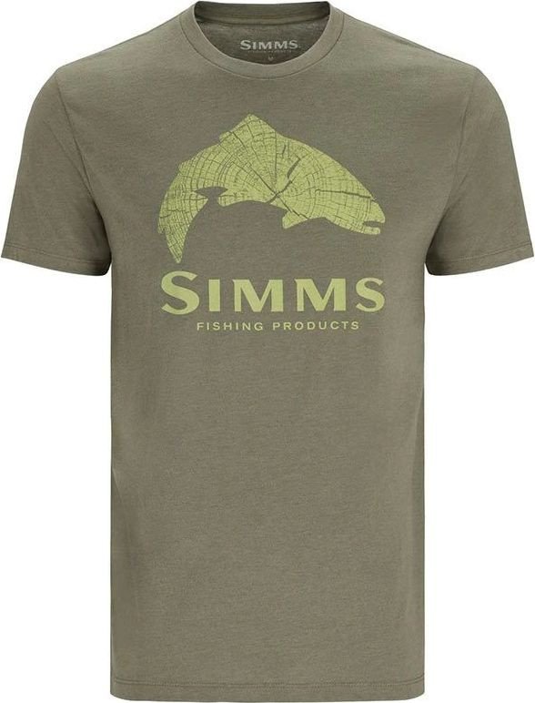 

Футболка Simms Wood Trout Fill T-Shirt (S, военный/неон)